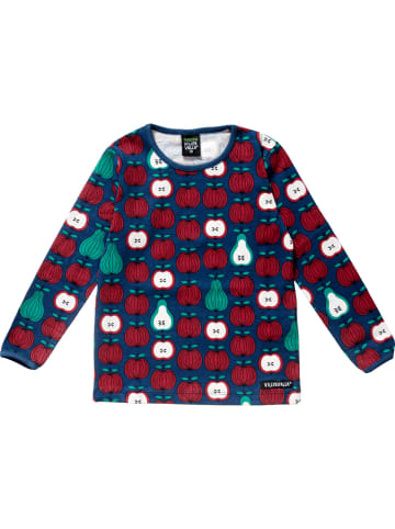 Villervalla Langarmshirt Garden Fruit XT in blau