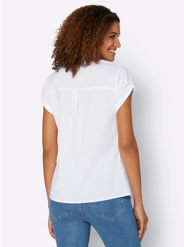 WITT WEIDEN Kurzarmbluse in weiß