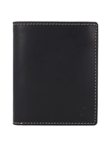 Esquire Dallas Geldbörse RFID Leder 9 cm schwarz
