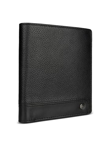 Bugatti Due Geldbörse RFID Schutz Leder 10 cm schwarz