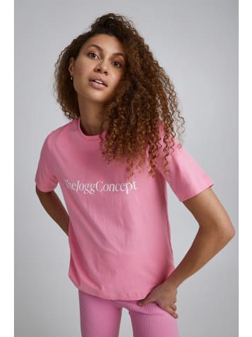 TheJoggConcept. Rundhalsshirt JCSIMONA LOGO TSHIRT - 22800023 in rosa