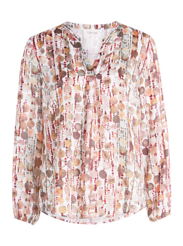 CARTOON Blusenshirt mit Muster in Brown/Red
