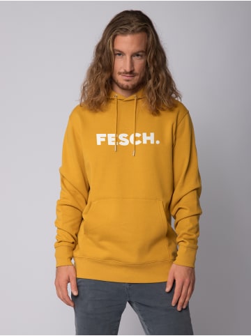 wat? Apparel Sweatshirt Fesch in Ochre