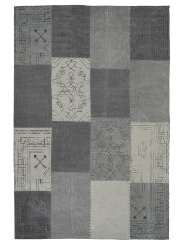Kayoom Wohnzimmer Teppich – Kurzflorteppich Lyrical 210 in multi - grau - rechteckig
