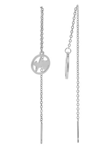 Adeliás Damen Anhänger – Herzanhänger aus Edelstahl in silber