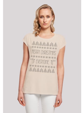F4NT4STIC T-Shirt Merry Christmas Everyone Weihnachten in Whitesand