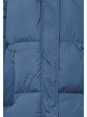 myMo Damen Wattierte Steppjacke in Dunkelblaugrün Schwarz