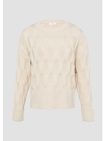 s.Oliver Strickpullover in 81W9_beige