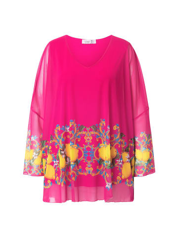 MIAMODA Bluse in hibiskuspink