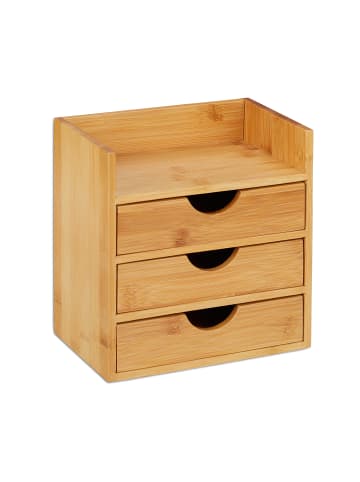 relaxdays Schreibtischorganizer in Schwarz
