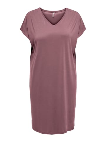ONLY Carmakoma Kleid in Rose Brown