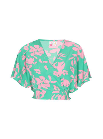IZIA Women Top in turquoise multicolor