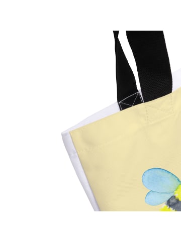 Mr. & Mrs. Panda Einkaufstasche Biene Liebe ohne Spruch in Gelb Pastell