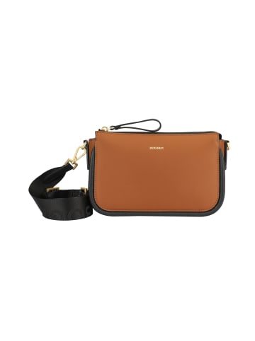 Bogner Schultertasche 'Brig Tessuto Selenay in Braun 23,50 x 13,50 x 5,00 cm'