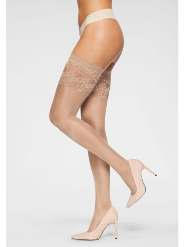 Vivance by Lascana Halterlose Feinstrümpfe in perle