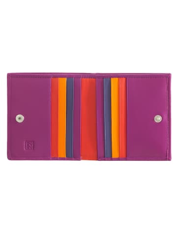 DuDu Geldbörse Leder 9,5 cm in fuchsia