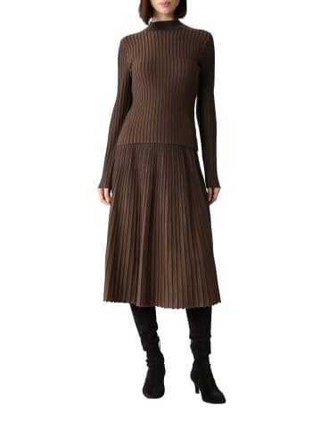 comma Pullover in schoko braun - 0001