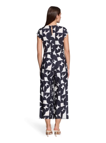 BETTY & CO Jumpsuit in marine weiß