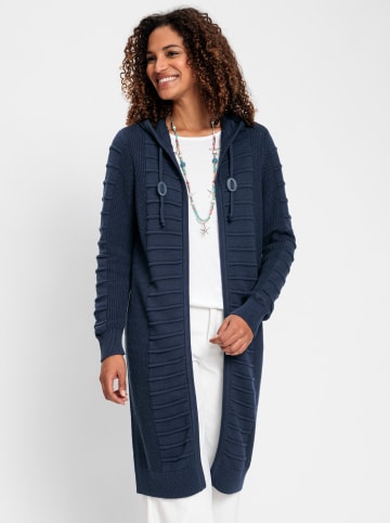 WITT WEIDEN Longstrickjacke in dunkelblau
