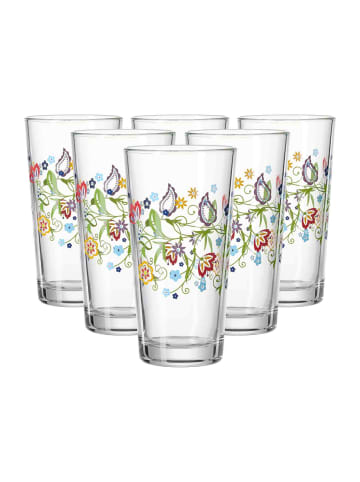 Ritzenhoff & Breker 6er Set Trinkgläser Shanti 380 ml bunt in bunt