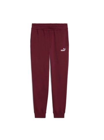 Puma ESS No. 1 Sweatpants in Dunkelrot