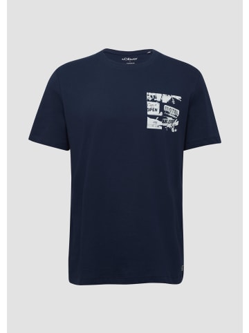 s.Oliver T-Shirt in 58D2_tiefblau