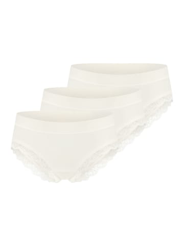 Schiesser Brazil Slip Unique Cotton in Off-white