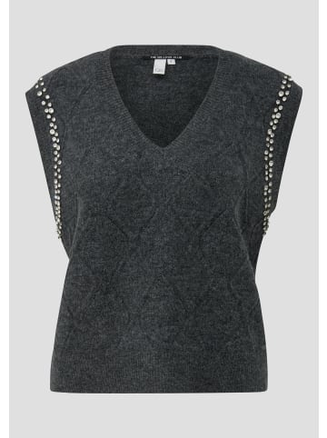 QS Strickpullover in 99W0_anthrazit