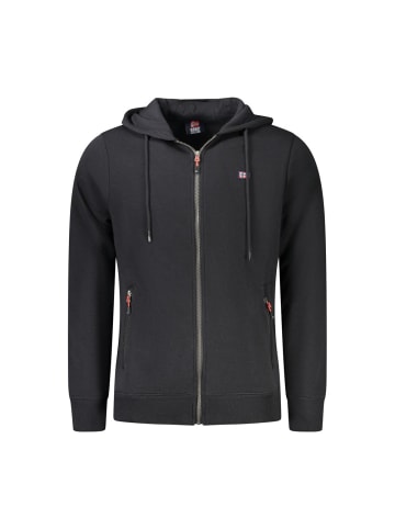 NORWAY 1963 Schwarz Herren Hooded Sweatshirt aus Baumwolle