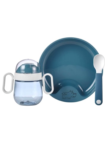 3er Set Babygeschirr Mio in Deep Blue