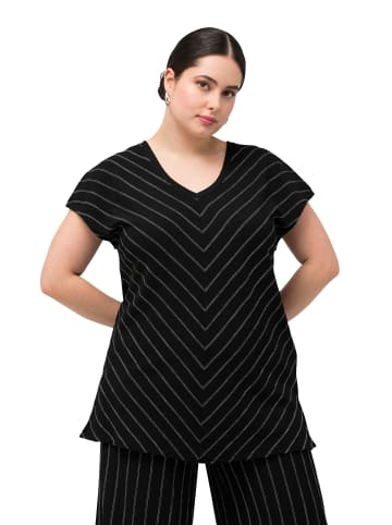 Ulla Popken Longshirt in schwarz