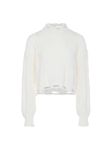 myMo Damen Pullover in WOLLWEISS