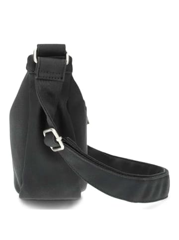 Zwei Mademoiselle M50 - Umhängetasche 32 cm (nubuk-blue) in nubuk-black