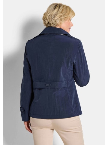 GOLDNER Übergangsjacke mit Crash-Optik in marine