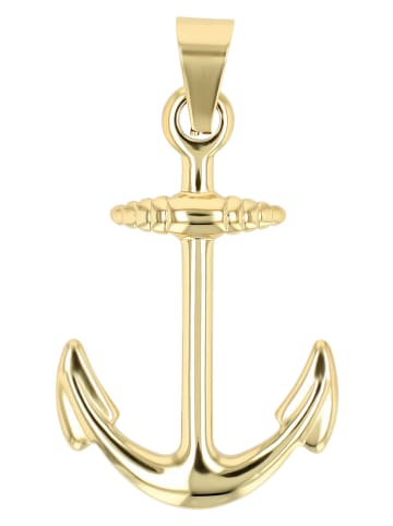 Adeliás Unisex Anhänger aus Edelstahl in gold