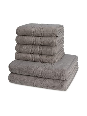 Ross 4 X Handtuch 2 X Duschtuch - im Set Cashmere feeling in Flanell