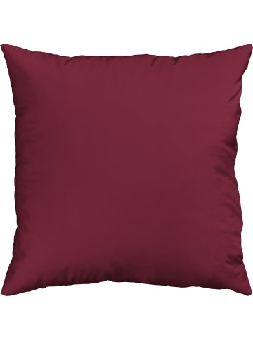 Erwin Müller Mako-Satin Kuschelkissenbezug Landshut in weinrot