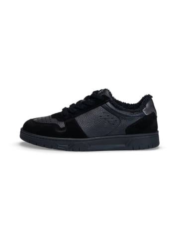 VITAFORM Hirschleder & Veloursleder Sneaker in schwarz