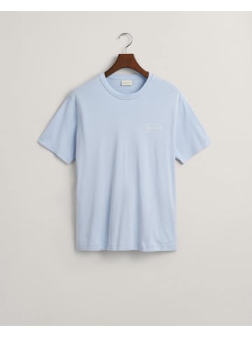 Gant T-Shirt in fresh blue