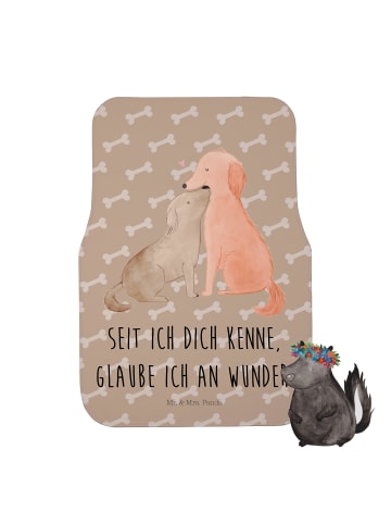 Mr. & Mrs. Panda Fahrer Autofußmatte Hunde Liebe mit Spruch in Hundeglück