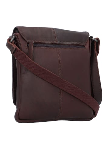 The Chesterfield Brand Wax Pull Up Umhängetasche Leder 22 cm braun