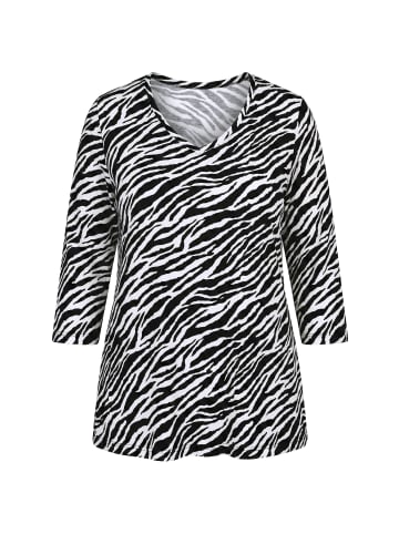 Ulla Popken Longshirt in schwarz