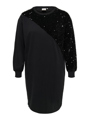 ONLY Carmakoma Sweatshirt-Kleid in Black