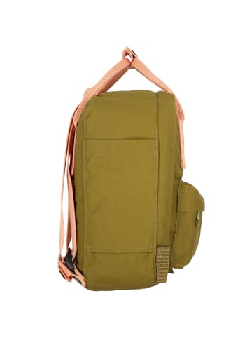 FJÄLLRÄVEN Kanken Mini Rucksack 29 cm in foliage green-peach sand