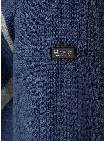 März Pullover in blau grau - 0002
