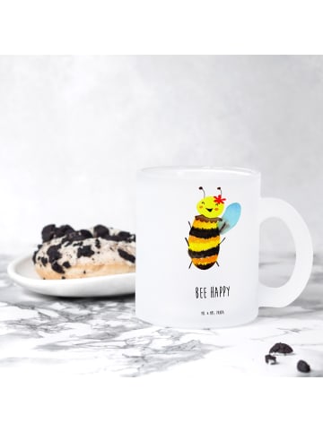 Mr. & Mrs. Panda Kaffeebecher Biene Happy mit Spruch in Transparent