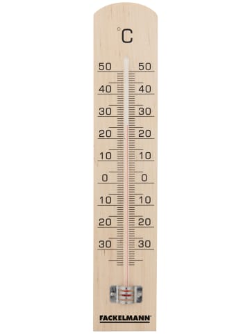 Fackelmann Thermometer  Holz, 34x1,5x7,9 cm