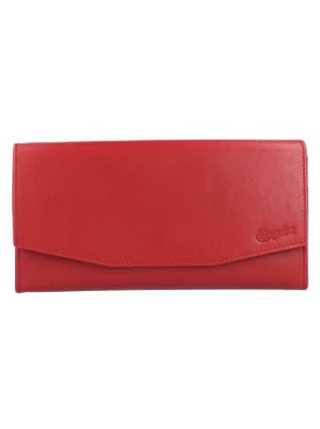 Esquire New Silk Geldbörse Leder 19 cm in rot