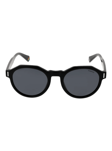 Polaroid Unisex Sonnenbrille Rund Schwarz