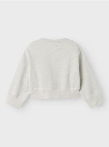 name it Sweatshirt in Light Grey Melange
